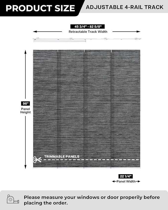 Lazblinds Adjustable Vertical Blinds - Image 2