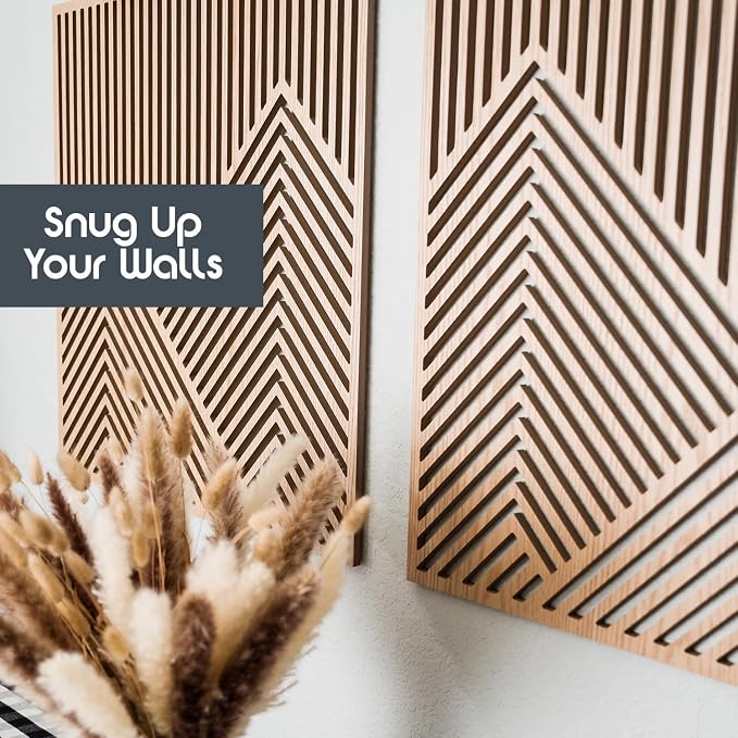 SnugLife 2 Pcs Wood Mountain Wall Art - Image 8