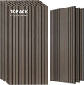 TO-TH Wood-Look Acoustic Wall Panels, 10 Pack 47.2” x 23.6” Acoustic Panels by TO-TH