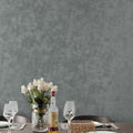 Yasinet Peel and Stick Wall Paper Removable Wallpaper Modern Grey-Green by Yasinet