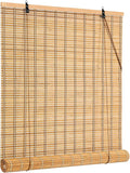 45x48 Inch Bamboo Blinds for Interior Windows, Light-Filtering & Privacy by IMSGVIFO
