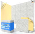 20 Pack Acoustic Panels with Self Adhesive, Soundproof Wall Panels, Square by NEPIS