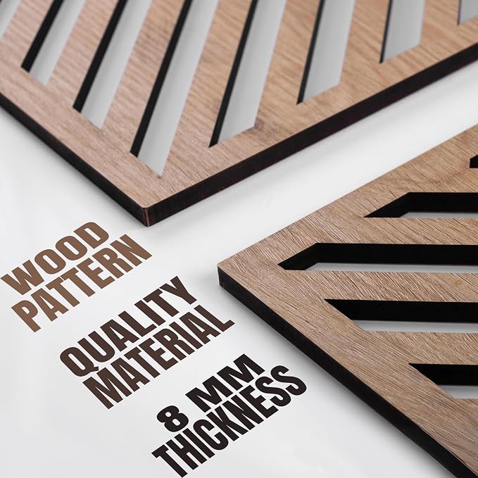 qmmp Modern Wooden Wall Sculptures - Image 6
