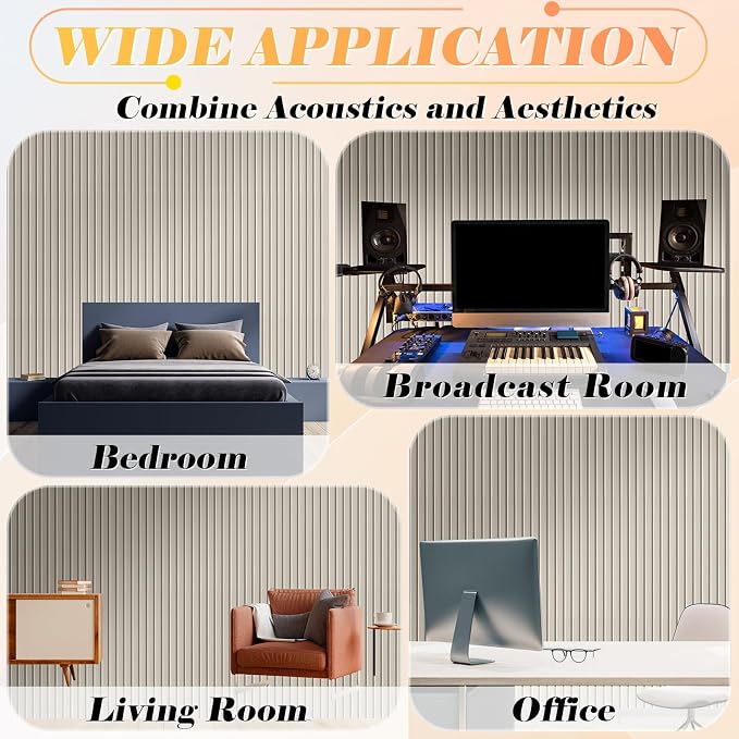 Self-Adhesive 3D Acoustic Wall Panels 5 Pack - Image 7