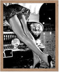 Poster Master Sexy Legs on Classic Car Poster by PosterMaster