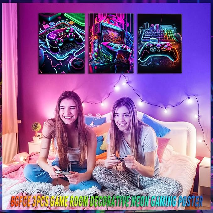 BGFCE Game Room Decor Posters Set of 3 - Image 5