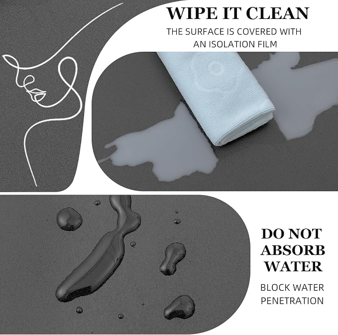 Grey Wallpaper Self Adhesive Peel and Stick Wall Pattern - Image 5
