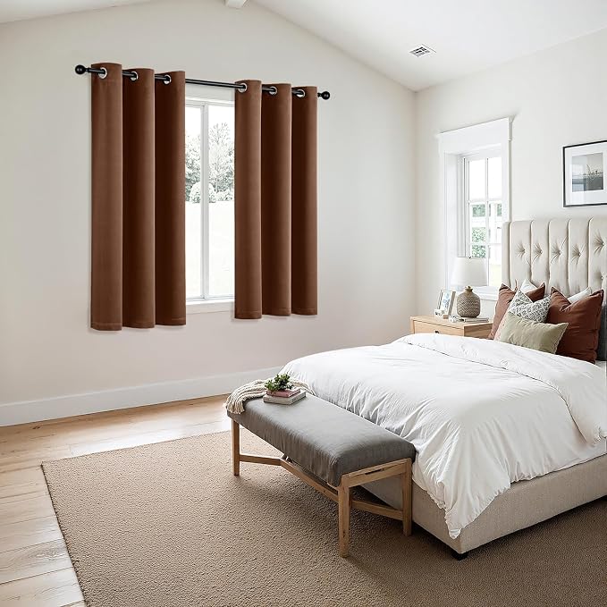 MIULEE Blackout Curtains for Bedroom Living Room 2 Panels, Thermal Insulated - Image 6
