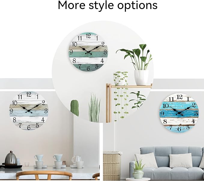 CHYLIN 16 Inch Wall Clock, Large Clocks - Image 3