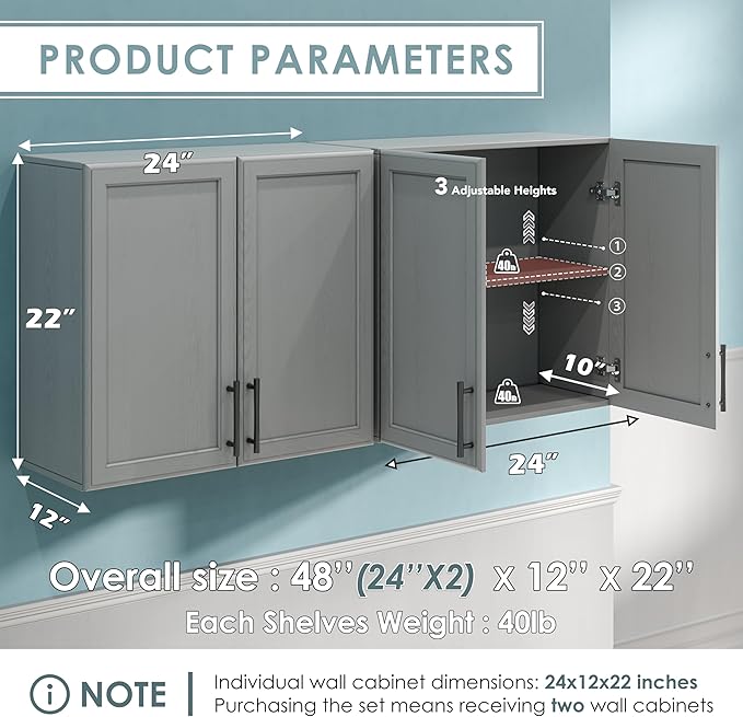Furnaza Wall Storage Cabinet - Image 3