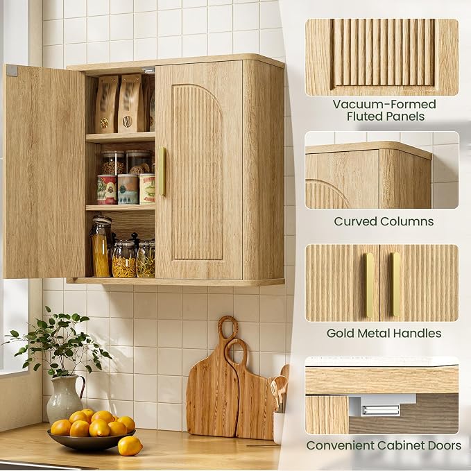 CHOEZON Bathroom Wall Cabinet, Bathroom Storage Cabinet, Medicine Cabinet - Image 6