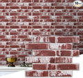 Commomy 3D Peel and Stick Brick, Ultralight Thin PVC Faux Brick Wall Panels by CommomyDecor