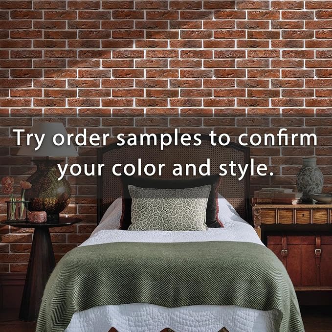 Commomy 3D Brick Wall Panels Peel and Stick - Image 2