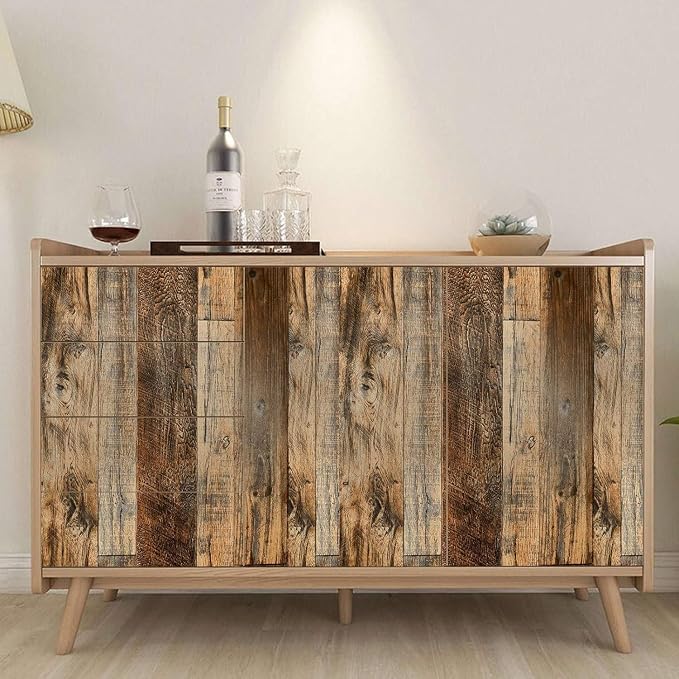 TANONE Wood Contact Paper Kitchen Peel and Stick Wallpaper, Self Adhesive - Image 7