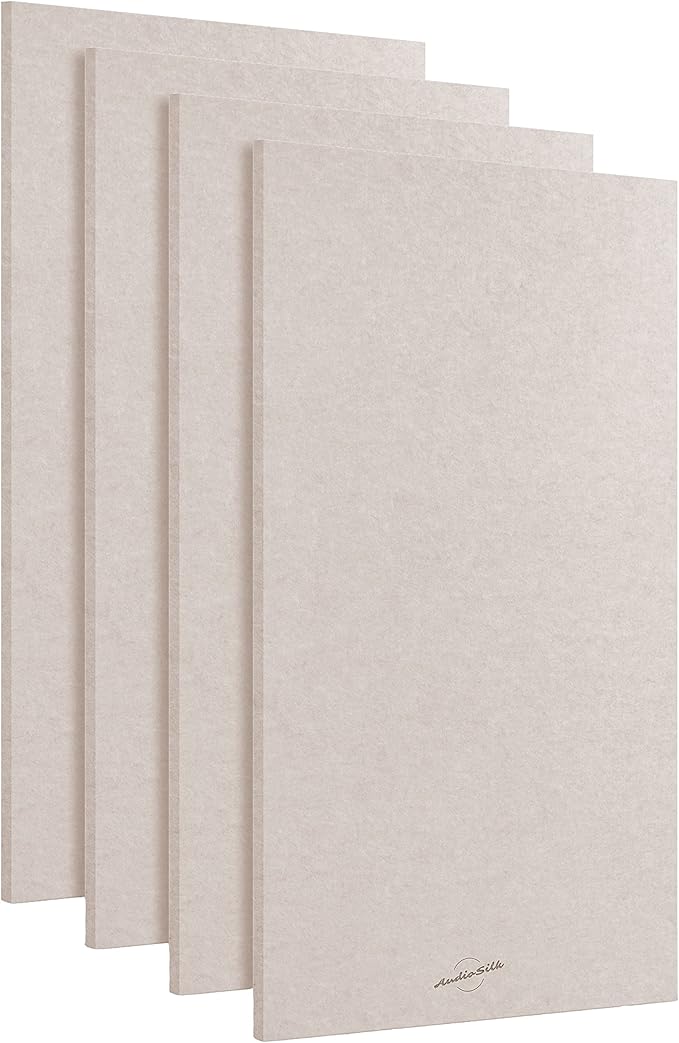 Acoustic Panels, 4 Pack ROOM KIT by AudioSilk