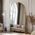 Beauty4U 71" x 32" Arched Full Length Mirror, HD Tempered Glass Floor Mirror by Beauty4U