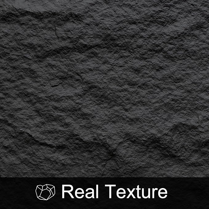 KASARO PU 3D Faux Stone Wall Panels, Cement Texture Accent - Image 2