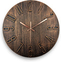 Wall Clock, Silent Clock, Wall Clocks Battery Operated， 12 inch Modern Wall by Fapugh