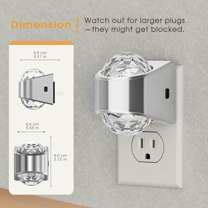 Night Lights Plug into Wall, Star Projector - Image 3