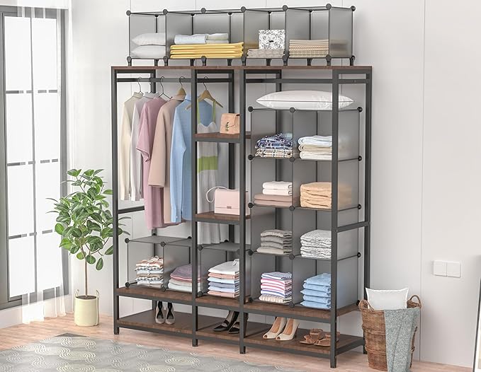 HOMIDEC Closet Organizers and Storage, 16 Cube Storage Organizer, Portable - Image 7