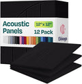Acoustic Panels 12-Pack Soundproof Wall Panels 12"x12"x0.4" Decorative Sound by EkkogoAcousticPanels