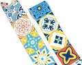 FLFK Wallpaper Border Tile Stickers Peel and Stick Wall Border by FLFK