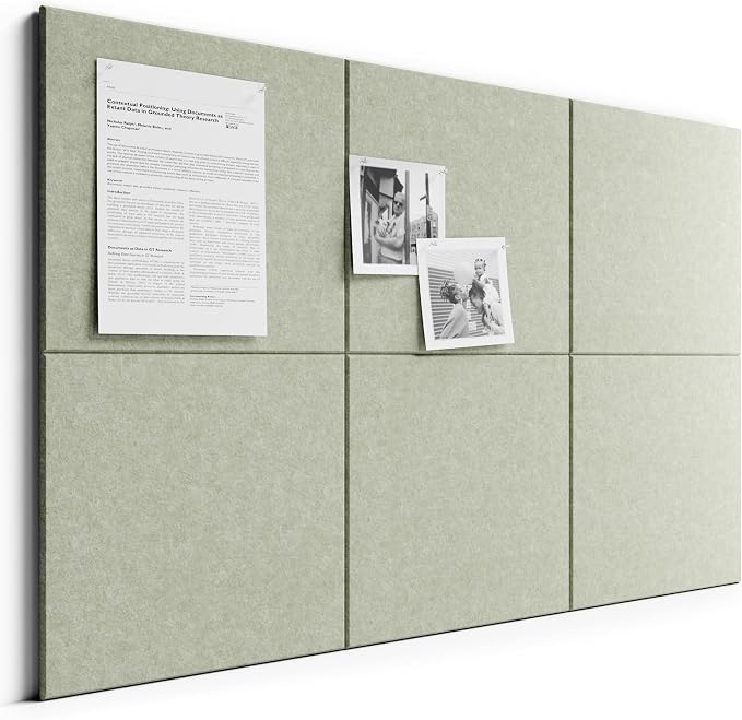 Bumusty Large Cork Board 36" x 24" Alternative by BUMUSTY
