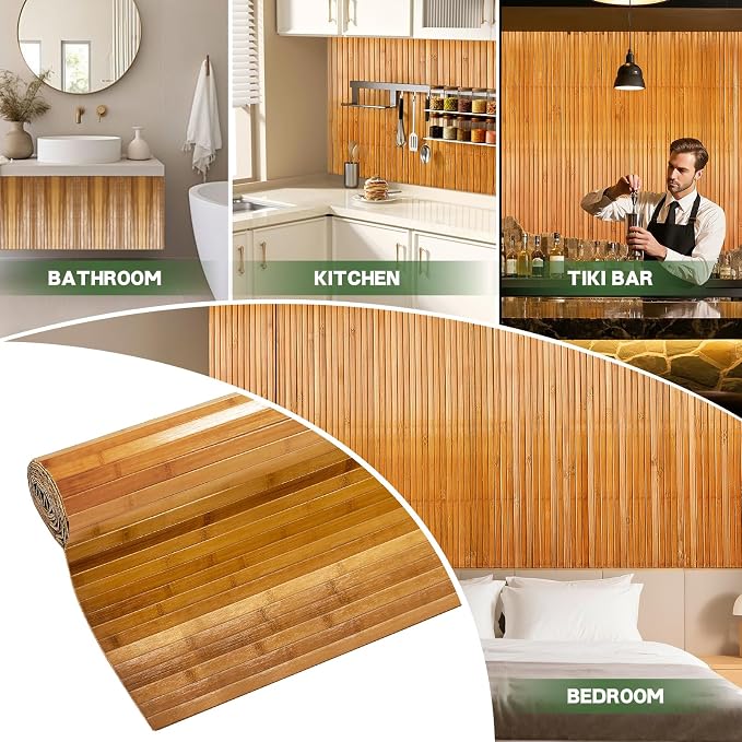 Wibeelee Natural Bamboo Wall Panel - Image 7
