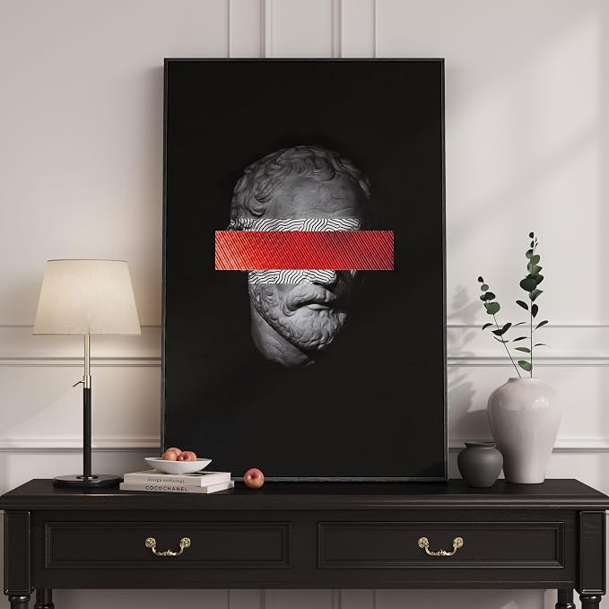 Framed Modern Wall Art, Large Minimalist Canvas Prints Paintings by Cuspin