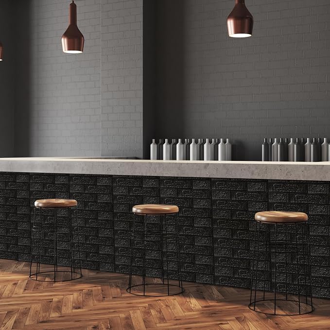 30PCS 3D Wall Panels Peel and Stick Foam, Self-Adhesive Decorative 3D Brick - Image 6