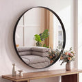 DUMOS 28-Inch Round Wall Mirror, Bathroom Wall Circle Mirror by DumosLifestyle