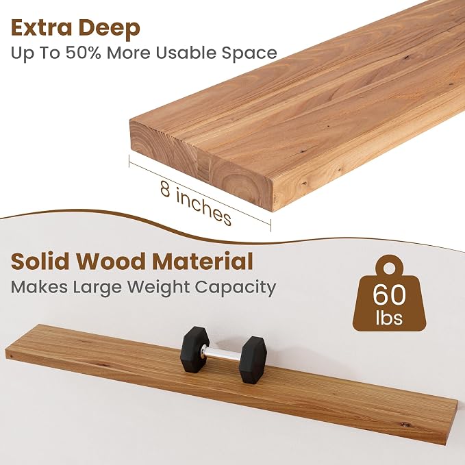Floating Shelves for Wall Decor, Wall Shelves - Image 5