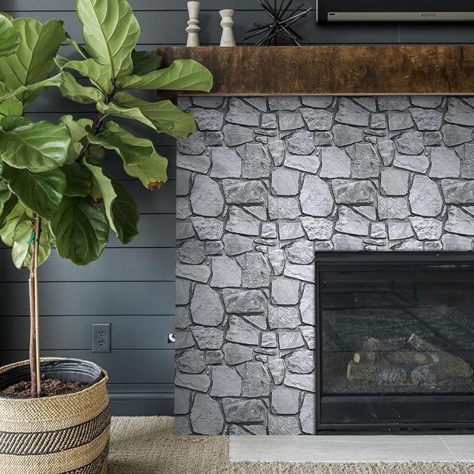 COMSTICKC 3D Faux Stone Wall Panel Peel and Stick Wall Tiles, Ultra-Light Thin - Image 6