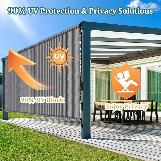Shade&Beyond Outdoor Roller Shades - Image 2