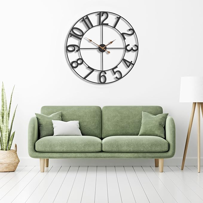 Sorbus Large Wall Clock for Living Room Decor - Image 5