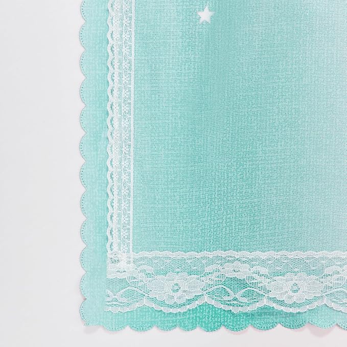 XiDi Curtains for Bedroom Kids Rainbow Pink Purple Green Curtains for Girls - Image 9