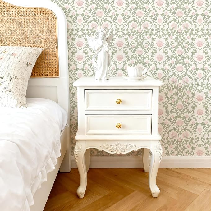 YXTII Floral Wallpaper Peel and Stick - Image 3