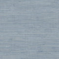 Chesapeake Blue Faux Grasscloth Wallpaper by Chesapeake