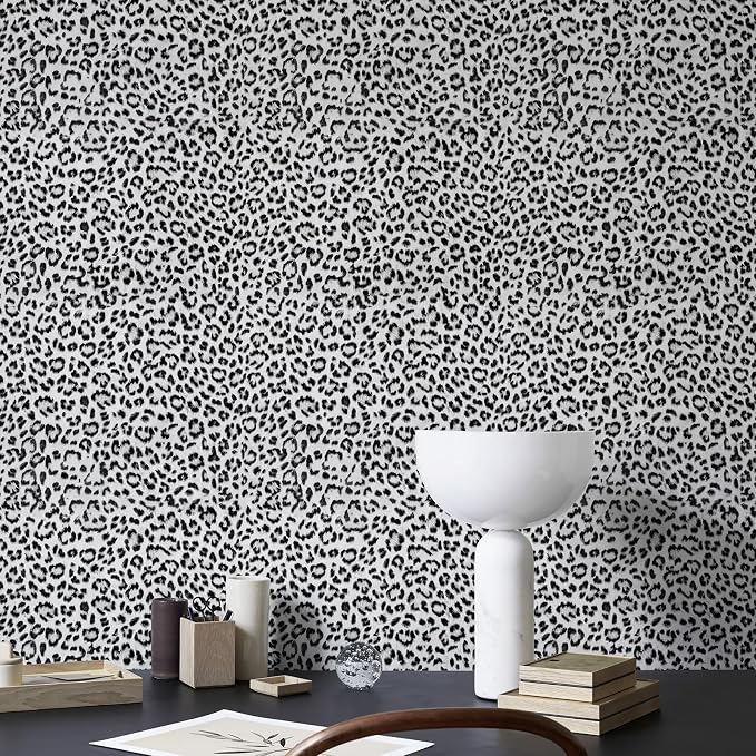 Leopard Print Peel and Stick Wallpaper, Waterproof Removable Self Adhesive - Image 7