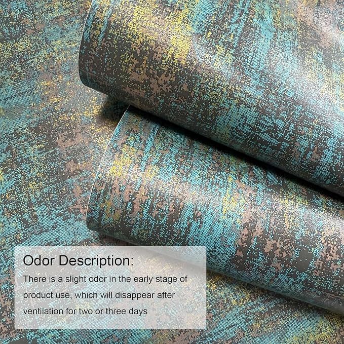 JiffDiff Vintage Metallic Peel and Stick Wallpaper Self Adhesive Industrial - Image 5