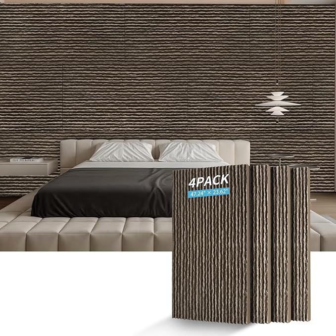 3D Faux Stone Wall Panels, Lightweight & Waterproof Accent Marble Flowing Stone - Image 5