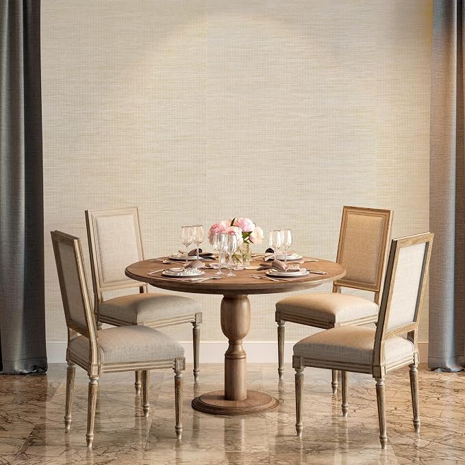 Ansehan Natural Paper Weave Grasscloth Wallcovering, W412 Marbletile 36" x8yd - Image 5