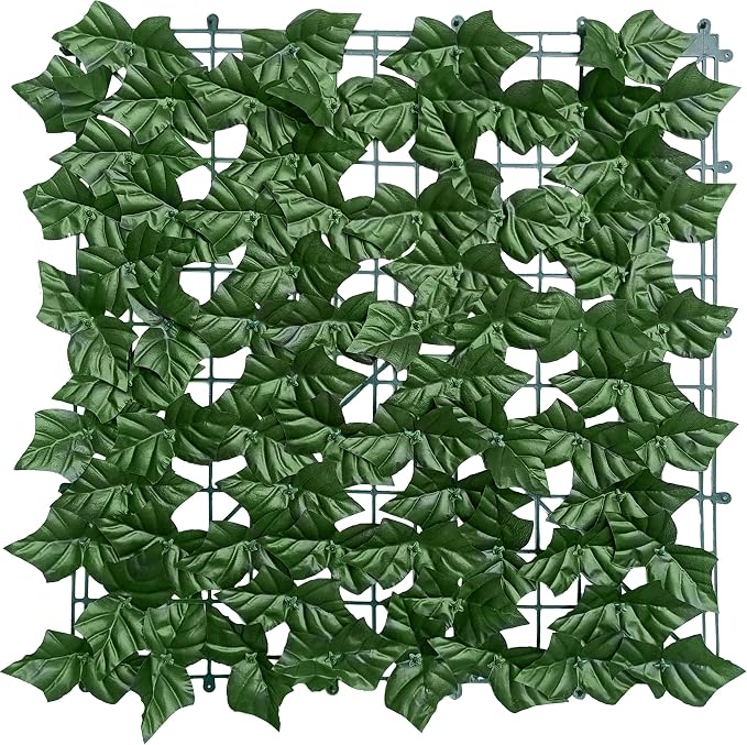 Odtory Artificial Ivy Privacy Fence Wall Screen: 72 x144 in UV-Anti Faux - Image 7