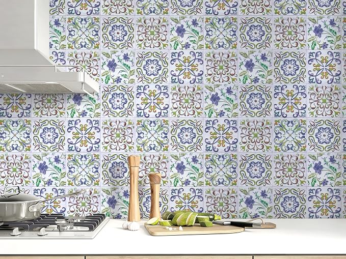 Wudnaye Peel and Stick Backsplash Wallpaper Kitchen Faux Tile Contact Paper - Image 8