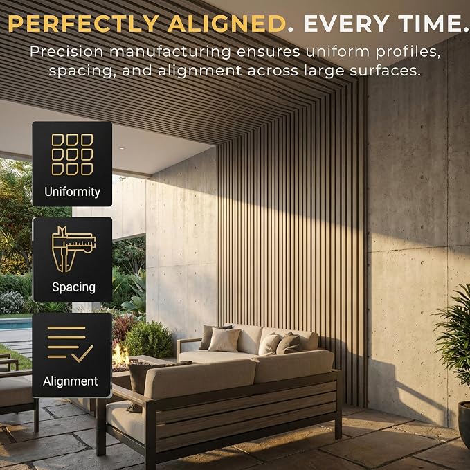 From Plain to Beautiful in Hours WPC Exterior Wall Slat Panels Waterproof - Image 7