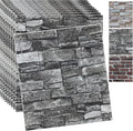 20PCS 3D Wall Panels Peel and Stick 3D Brick Wallpaper Peel and Stick Faux by YLLYLL
