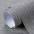 Grasscloth Textured Wallpaper Gray Peel and Stick 24inX393in Fabric Wall Paper by Apeacefulmomentbeginshere