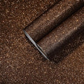 CHIHUT Dark Brown Glitter Wallpaper Peel and Stick Sparkle Glitter Contact by CHIHUT
