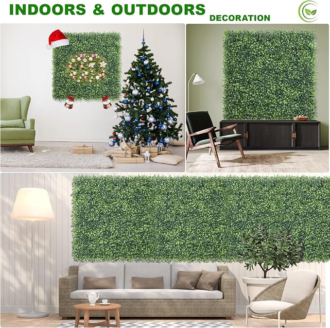 KASZOO 24 Pack 20"x20" Grass Wall Panels - Image 9