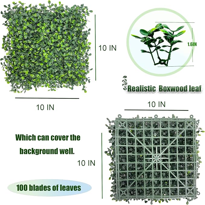 Artificial Grass Wall Backdrop, Garden and Indoor Outdoor Plant Decor - Image 2